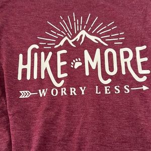 Hike More Women's Muscle Tee - Maroon